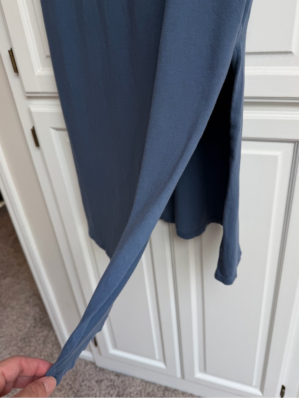 Daydreamer for Free People Journey Maxi Tee Dress in Blue Size Medium - Picture 7 of 11